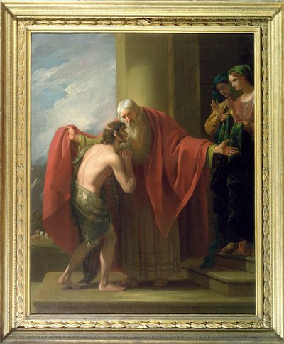El regreso del hijo pródigo, 1772 de Benjamin West